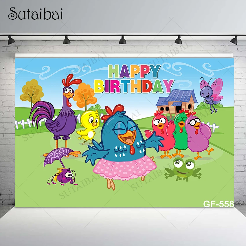 

Customized Background Chicken Farm Animals Photography Deco Room Supplie Kid Shoot Celebrate Family Portrait Shoot Poster Banner