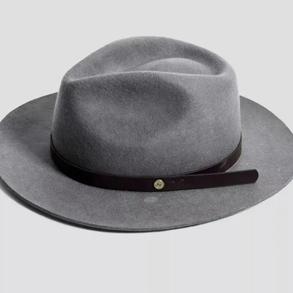 Pure Wool Cowboy Hat Belt Men's Fedora Hat Top Hat Hot Sale In Europe And America Autumn And Winter Hat