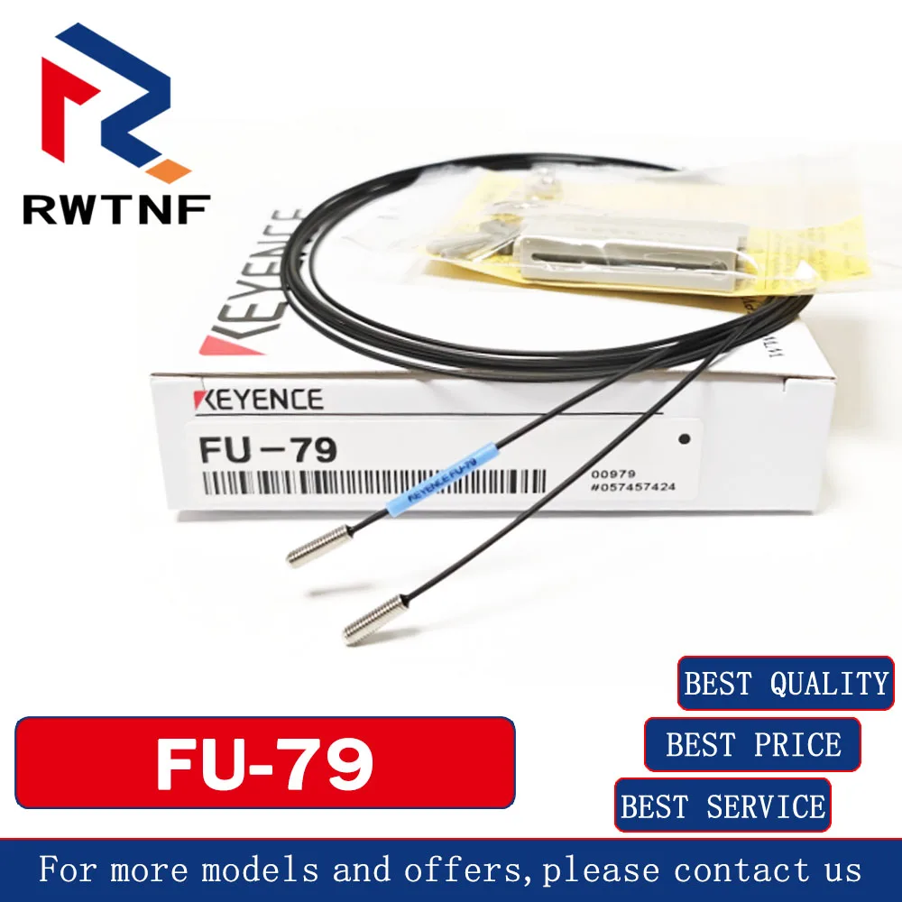 Совершенно новый оригинальный оптоволоконный датчик FU-79 KEYENCE отражательного типа