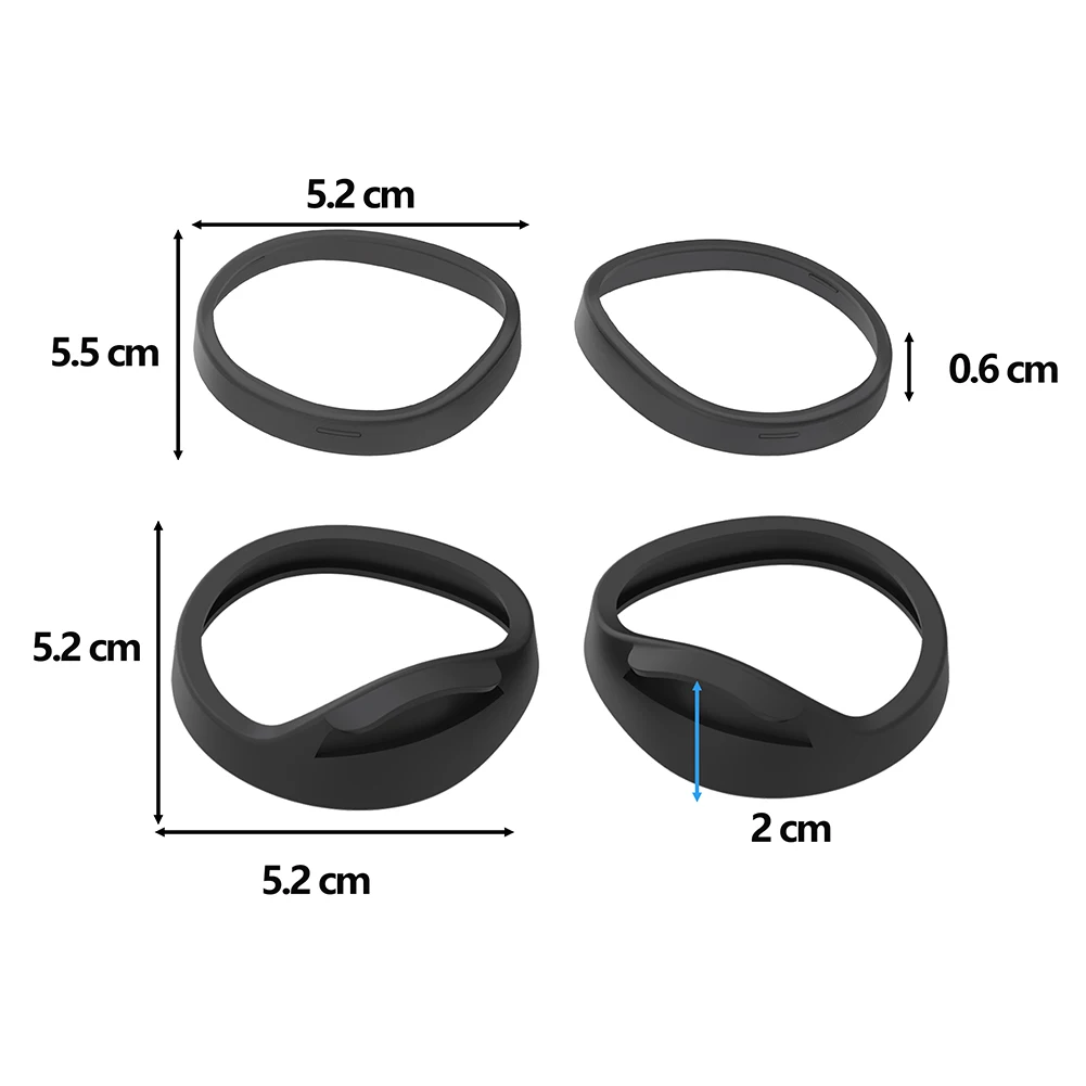 Lens Protector Cover Anti-Scratch VR Glasses Frame Spacer Lenses Frame & Spacer for Meta Quest 3 Accessories