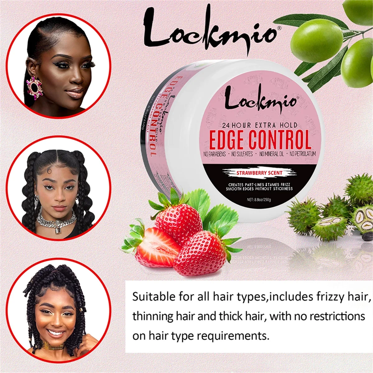 LOCKMIO 250g Wosk do stylizacj – Edge Control Gel recenzja i cena