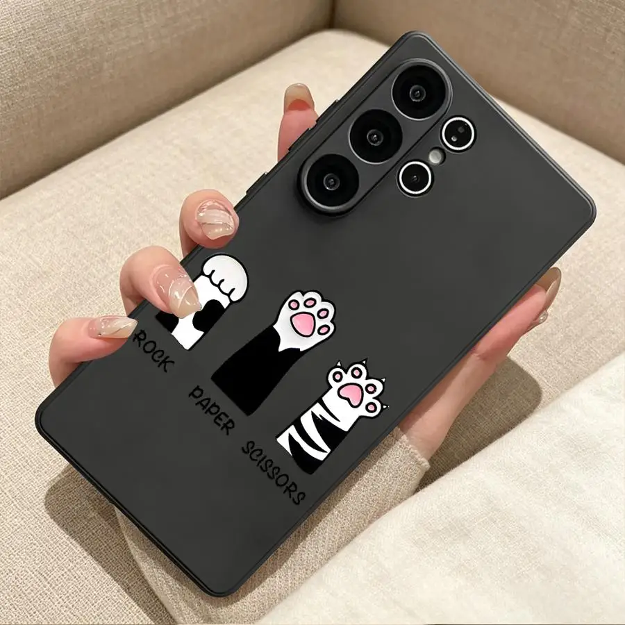 Cat Paw Funny Phone Cover Case for Samsung Galaxy S26 Ultra S20 S26+ Note 20 8 9 10 S25 Plus S24+ S23 S21 FE S24 S25+ S10 S9