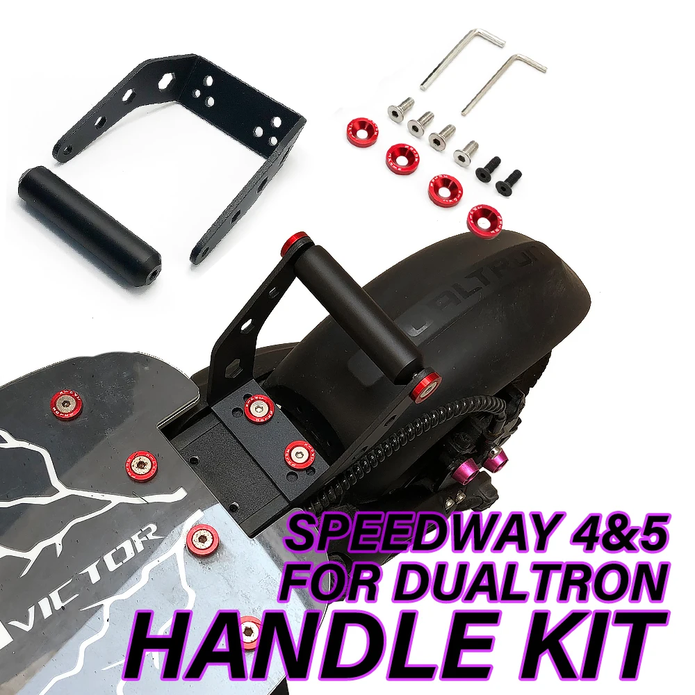 

For Dualtron Speedway 4 Speedway 5 Electric Scooter Universal Aluminum Handle kit With Screw Rear Bracket Modified Replace Parts