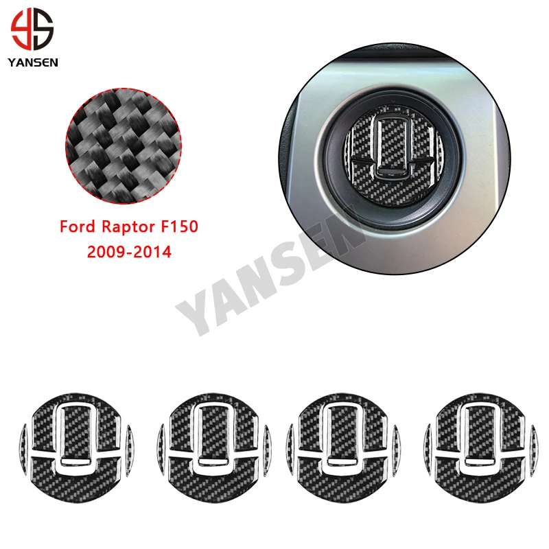 

Car Centre Air Conditioning Vent Panel Carbon Fiber Sticker For Ford F150 Raptor 2009-2014 Accessories