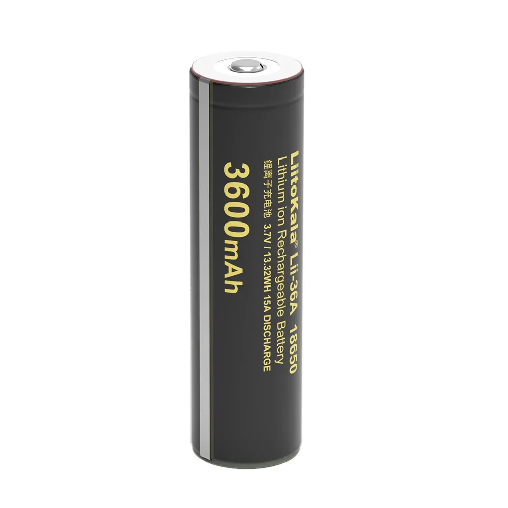 20 قطعة 100% جديد LiitoKala Lii-36A 18650 3600mAh 3.7V بطاريّة ليثيوم قابلة لإعادة الشحن لوح حماية مناسبة لمصباح يدوي + PCB