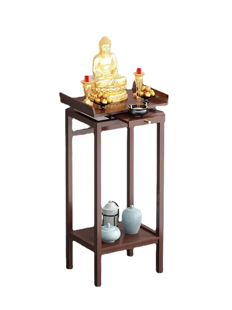 

PQF Incense Burner Table Living Room Buddha Shrine Tribute Table Buddha Table Incense Fire Table God of Wealth Table