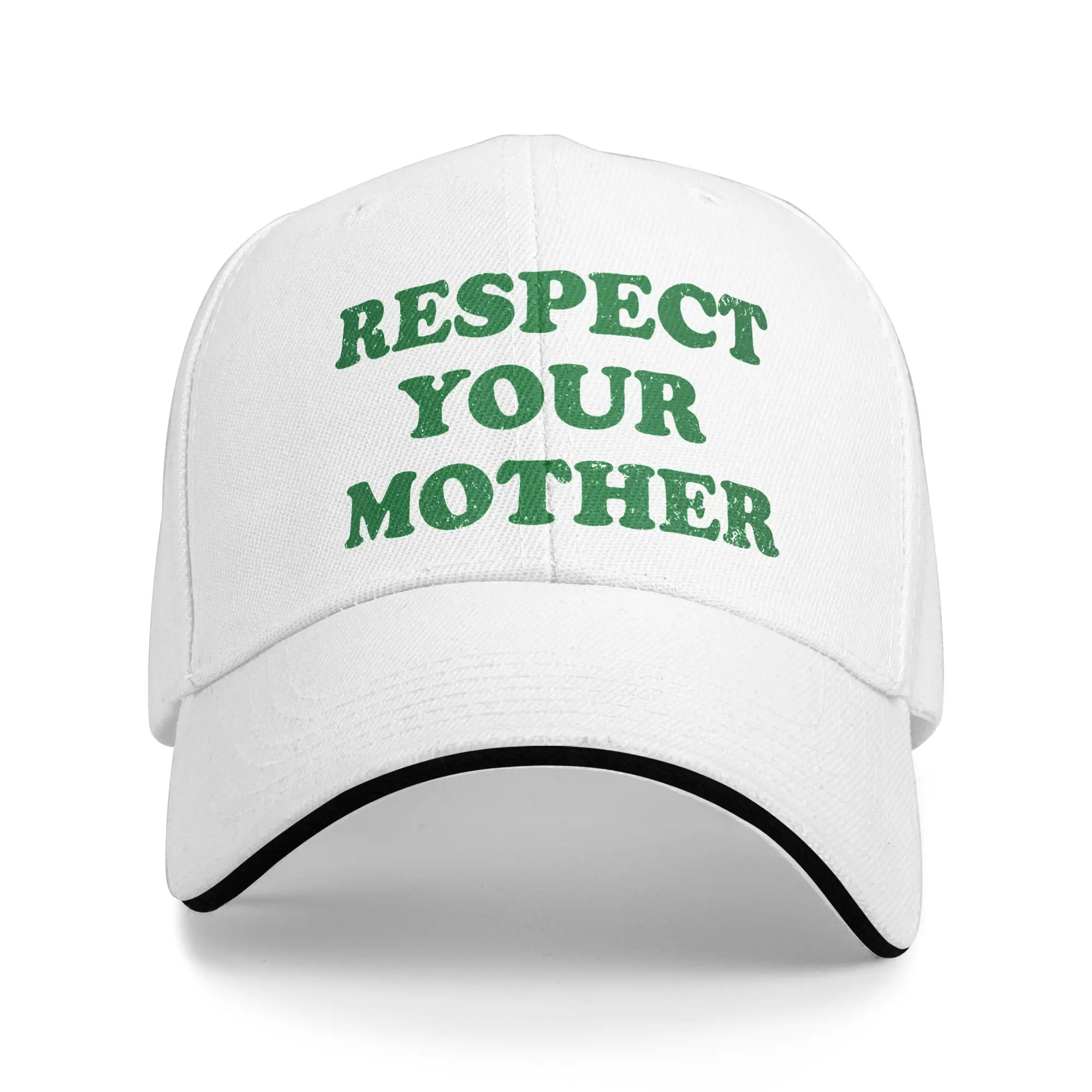 Respect Your Mother Earth Day Sandwich Baseball Caps Hip Hop Awareness Plan Polyester Adjustable Headwear Running Golf Gift Hat