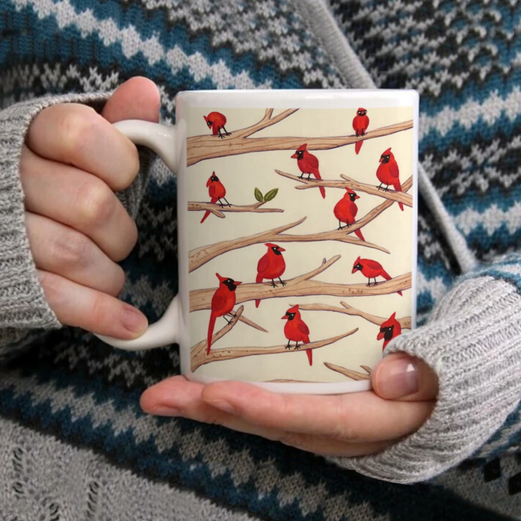 

CardinalsCoffee Mug Tea Cup 11oz Coffee Cup Funny Birthday Ceramic Mug Personalized Cup