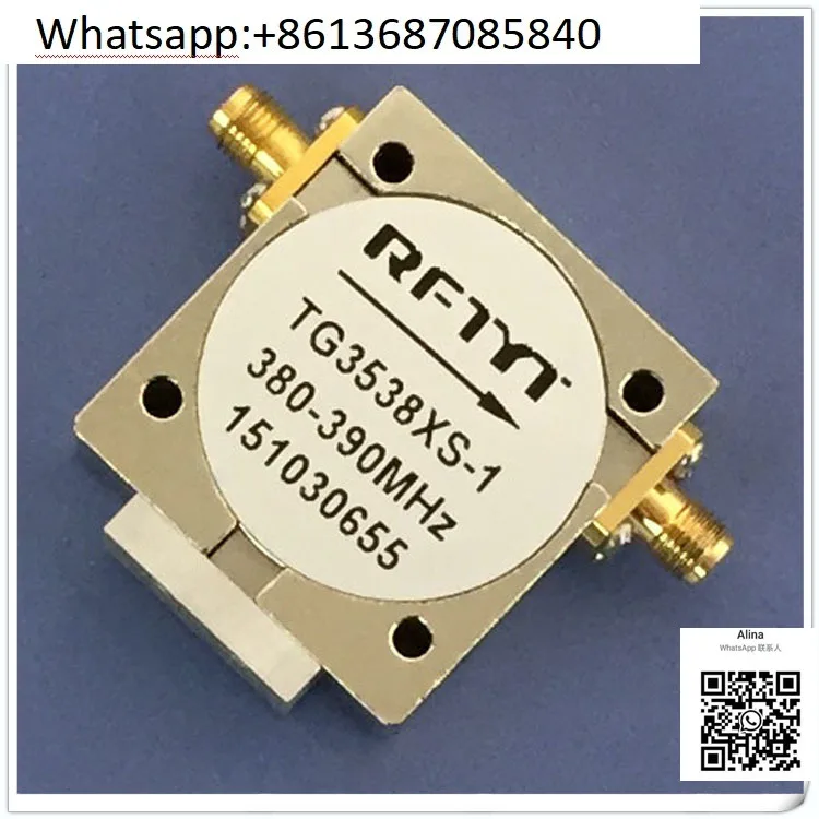 

TG3538XS Series Coaxial 300-1800MHz Customizable UHF RF Microwave Isolator RFTYT interface N-KKK