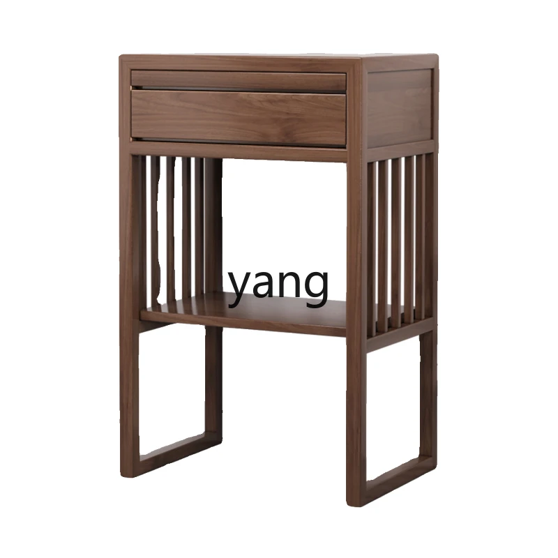 

LTT black walnut modern simple incense case Buddha table all solid wood table Buddha table home