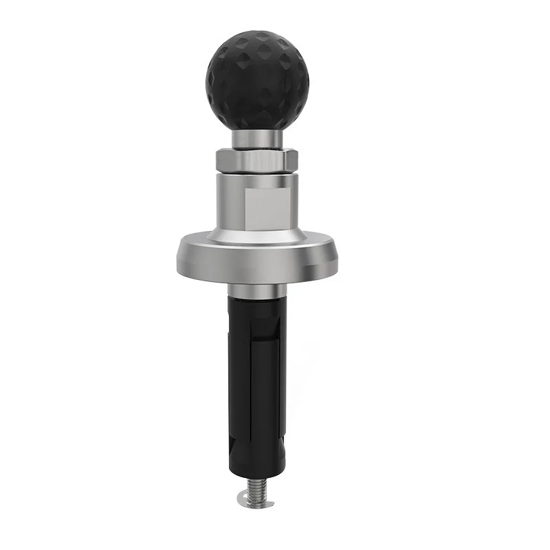 Metal Motorcycle Fork Stem Mount 20mm ball Base for Stem Holes 12mm to 30mm