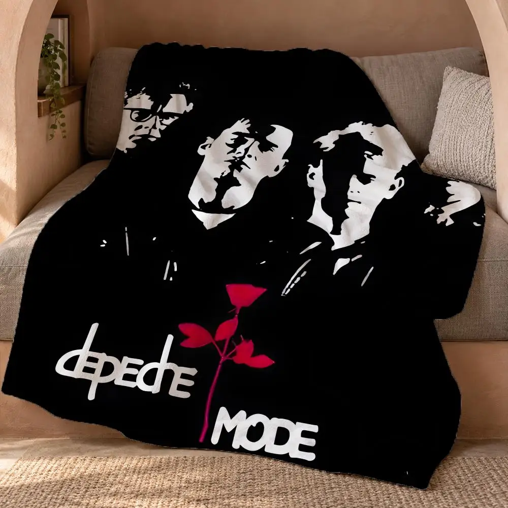 Depeche Mode Throw Double Sided Flannel Throw Blanket Soft Travel Camping Sofa Bed Home