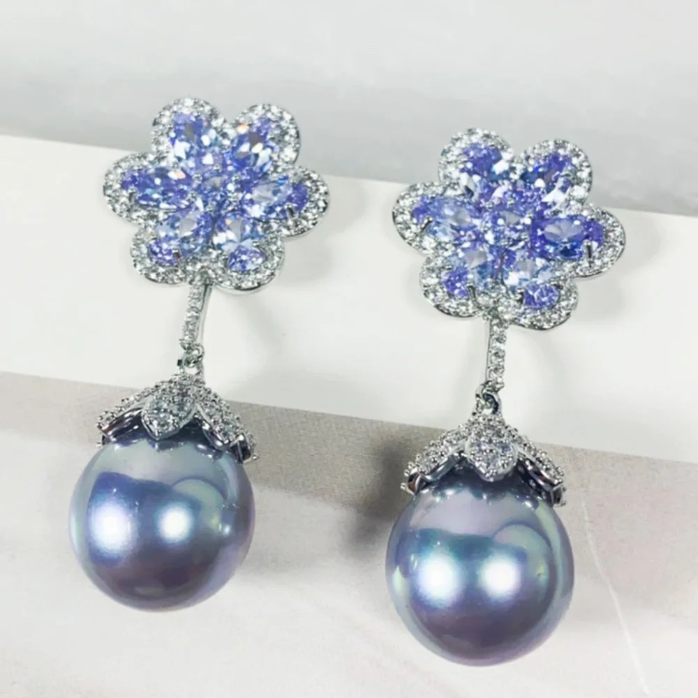 

Missvikki Spring Summer Pearl Drop Earrings For Women Bridal Wedding Party Jewelry Luxury Geometric High Quality New Accessories