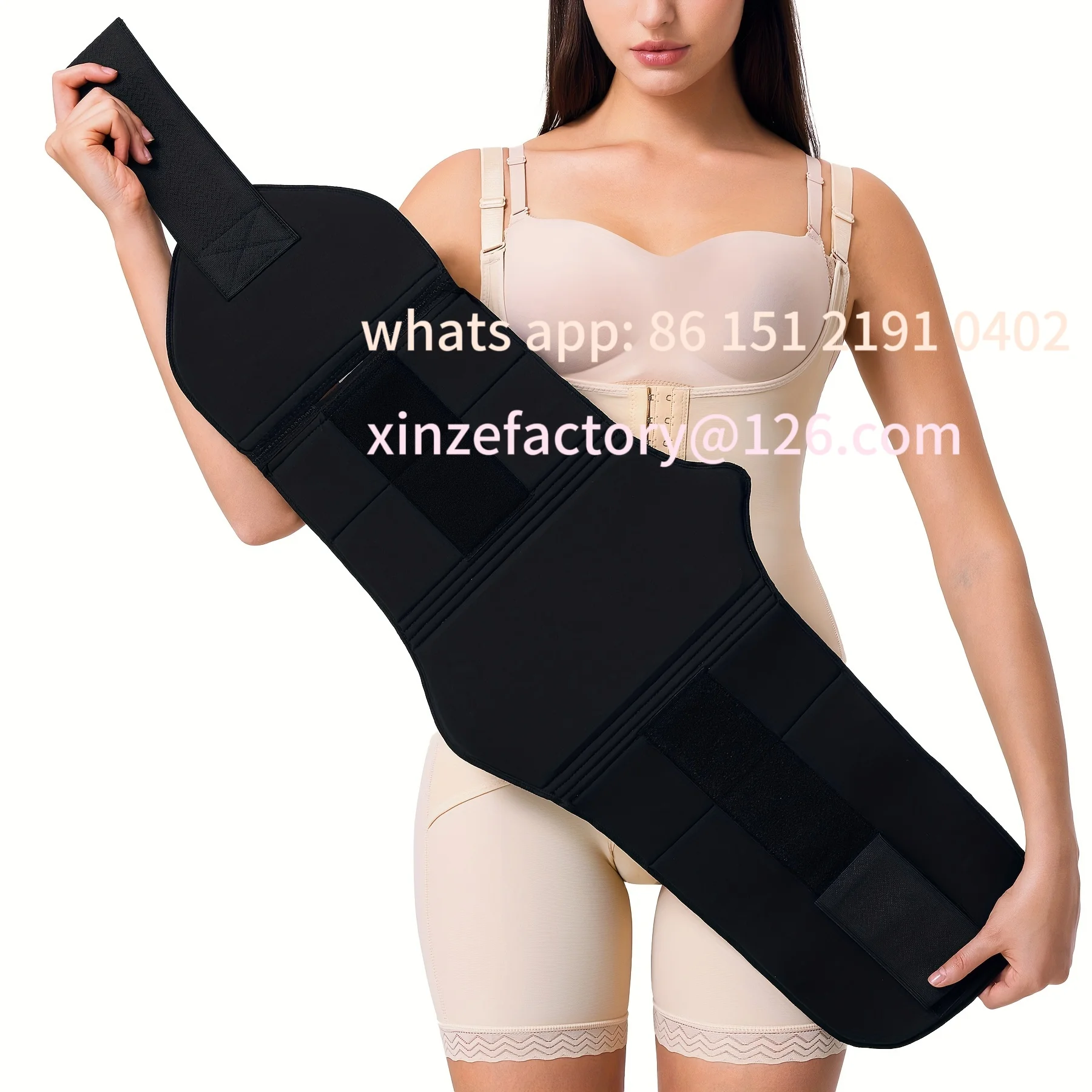 

Customizable Post-Liposuzione Pancia Vita Trainer Body Shaper Controllo Shapewear Full Wrap Dimagrante Corsetto da