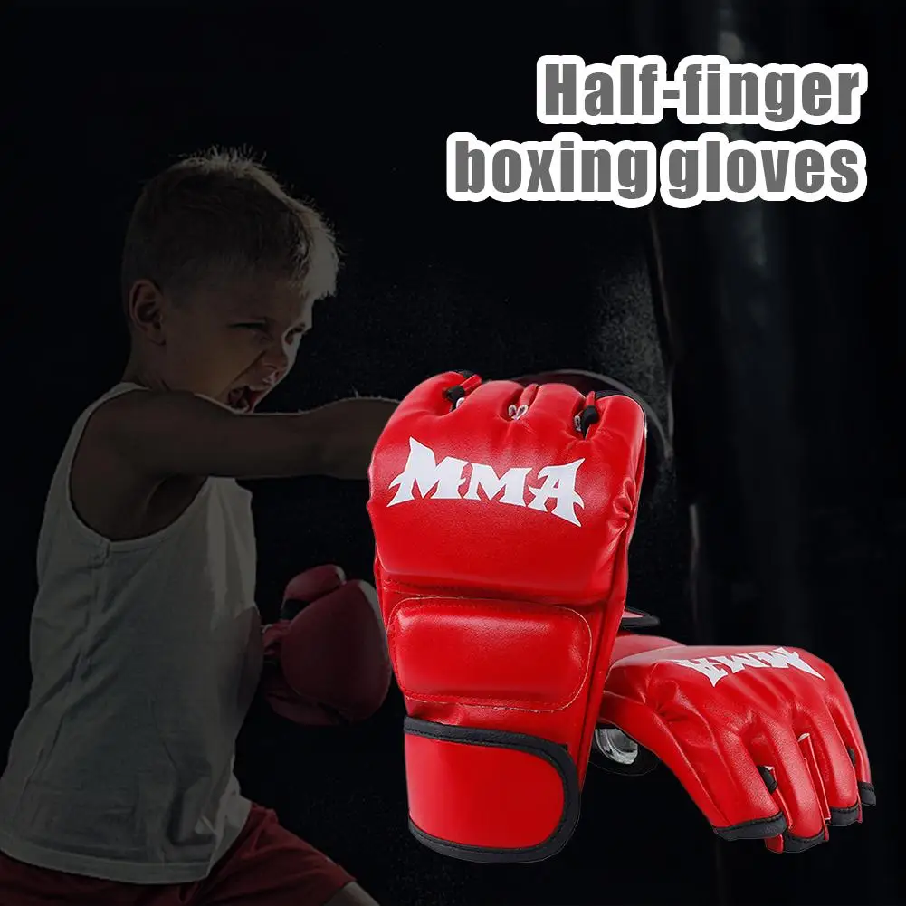 قفازات MMA للتدريب على فنون الدفاع عن النفس، قفازات متينة مقاومة للصدمات مناسبة لحقيبة اللكم