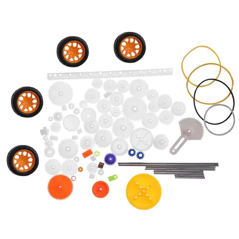 Kit d'engrenages en plastique, poulie de courroie, vis sans fin T1, accessoires de bricolage