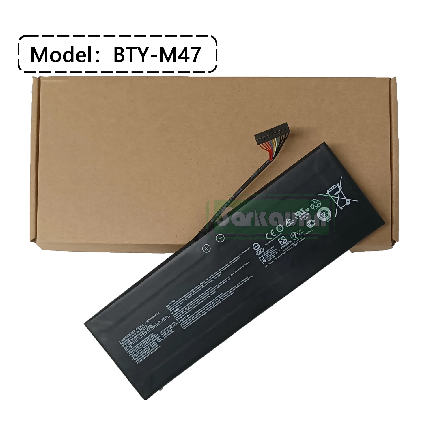 Imagem -06 - Bateria do Portátil para Msi Ms14a1 Ms-14a3 Gs40 Gs40 6qe Gs40 6qe006xcn Gs40 6qe-055xcn Gs406qe-027uk Sarkawn-bty-m47