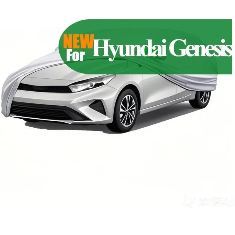 

Full car Cover for Hyundai Genesis All-Weather Waterproof Protection with UV Protection and Anti-Scratch Lining,Free Storage Bag