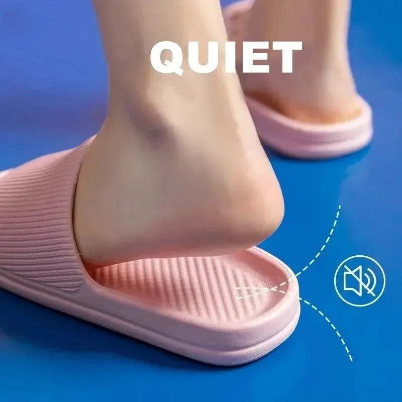 Soft Sole Massage Shower Shoes for Women Men Couples Waterproof Non-slip Home Leisure Fashion Bathroom Slippers image 6