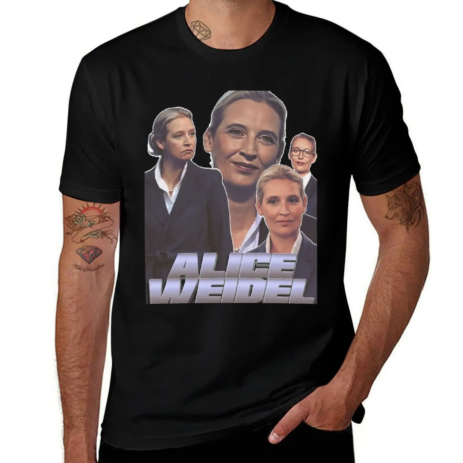 

Alice Weidel - Vintage T-Shirt sports fans graphic tee shirt graphic t shirt vintage mens shirts graphic tee
