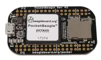 Avadatech 1個のx pocketbeagleシングルボードコンピュータポケットビーグル55ミリメートル × 35ミリメートル × 5ミリメートル