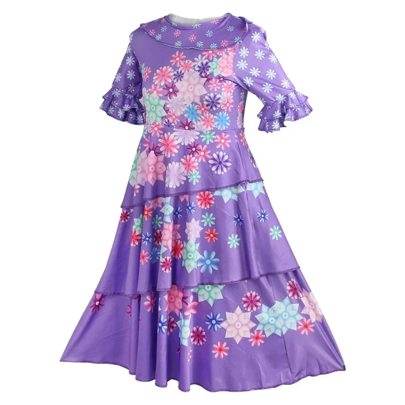 SN88 إنكانتو إيزابيلا مادريجال زي فستان الأميرة حقيبة البدلة سحر للفتيات تأثيري إيزابيلا كرنفال حفلة عيد ميلاد Christ% # 2@