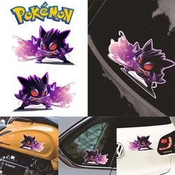 2pcs Pokemon Gengar Cartoon Car Stickers Anime Motorcycles Laptop Luggage Decor Decal Stickers Cute Waterproof Graffiti Stickers