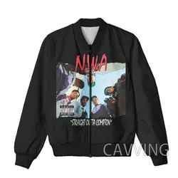 CAVVING 3D Printed  NWA Zipper Bomber Jackets Men Overcoat Mens Coat Zip Up Jackets for Women/Men