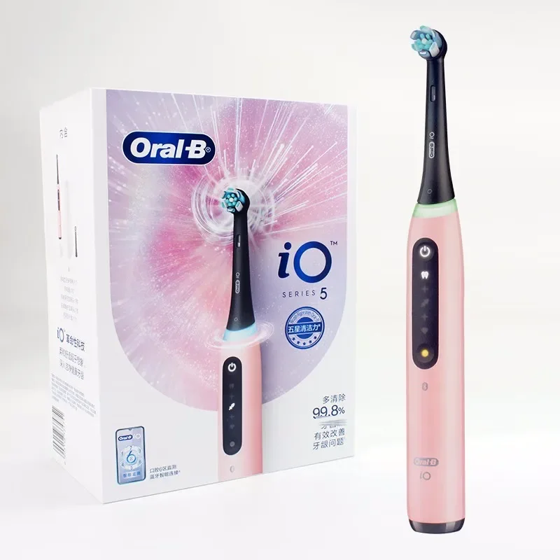 Oral B Elektrische tandenborstel IO-serie Oplaadbaar Waterdicht Slimme roterende timing Elektronische tandenborstels iO2 iO3 iO4 iO7 iO9