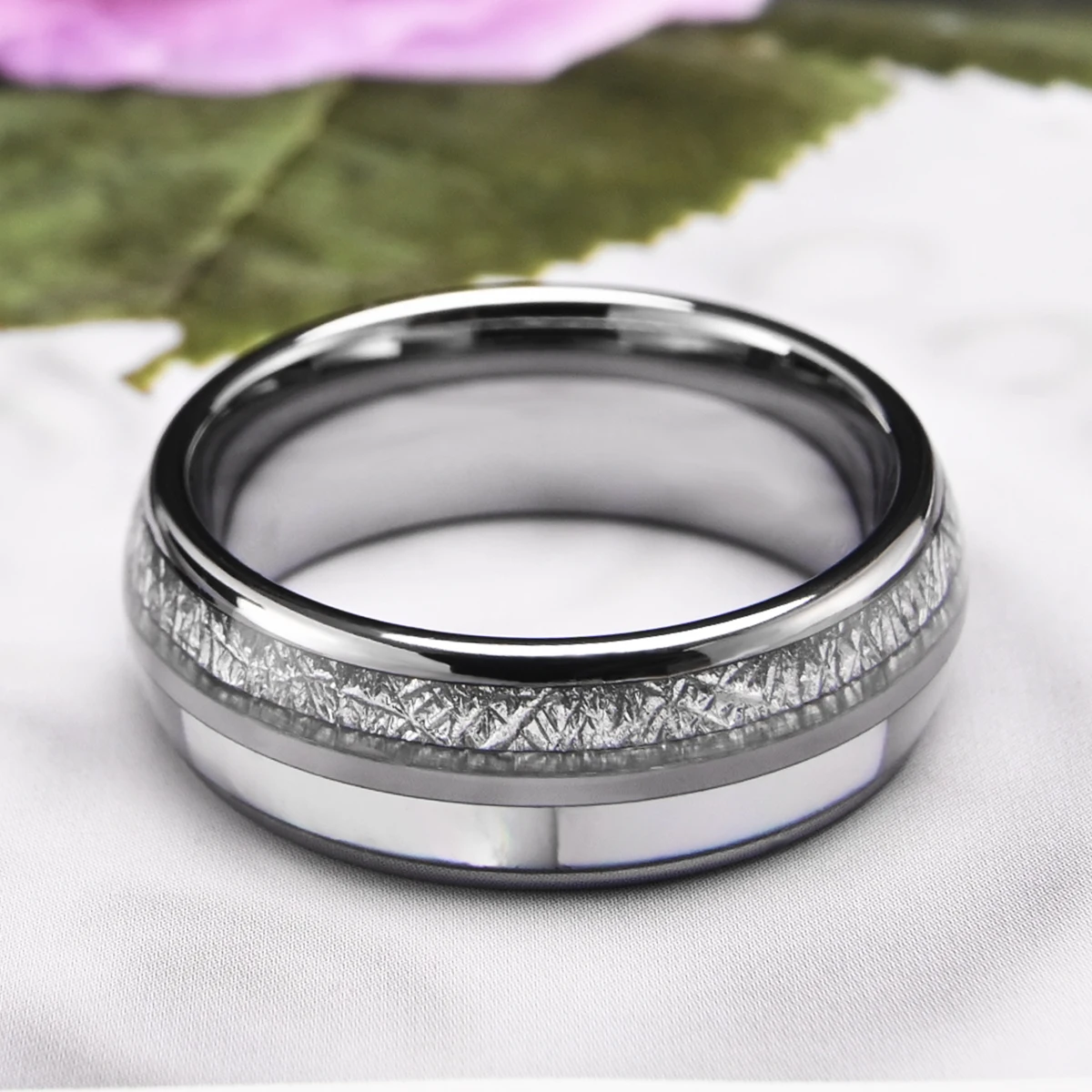 Eheringe Paarringe Verlobungsring für Damen Bijoux Femmes Wolframring Schmuck Accessoire Femme Luxus-Schmuck – Detail 8