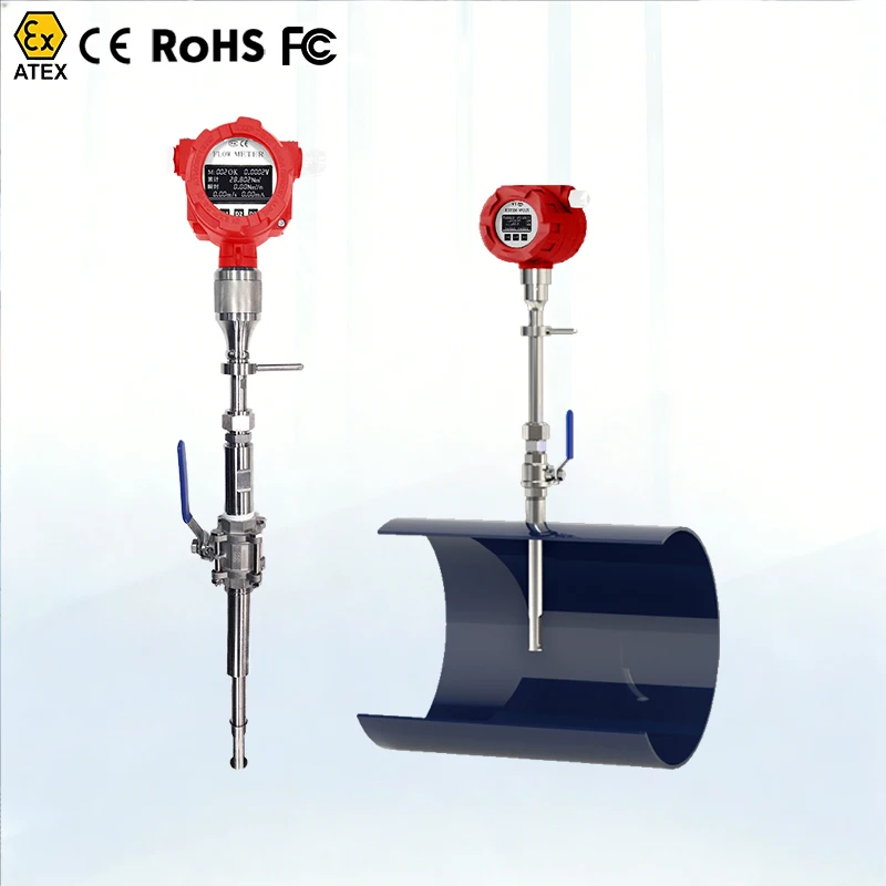 Oxygen Flow Meter Insertion Flow Meter Cfm Meter for Compressed Air Hot Wire Mass Air Flow Sensor