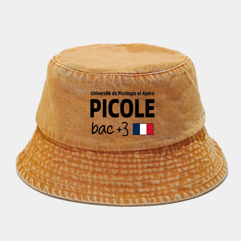 Clássico demin balde chapéu picole bac + 3 impressão feminino masculino casual pescador boné unisex adulto diário viseira de sol praia panamá chapéus bob