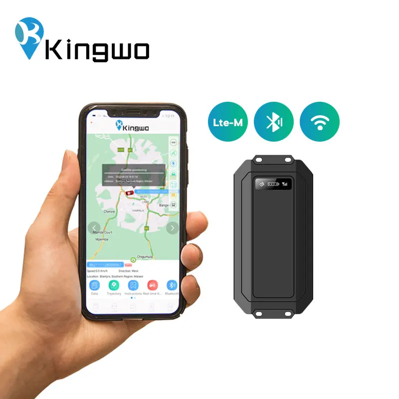 Kingwo CatM1 Asset Tracking GPS Tracker NT09E With 12000mAh Rechargeable Battery