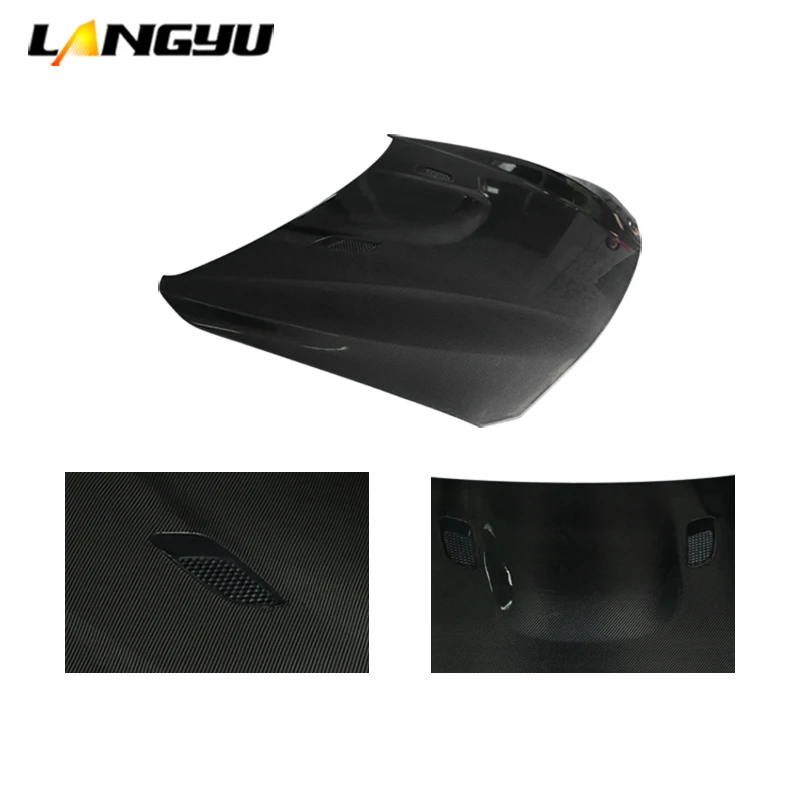Modification Langyu 2013-2018 Auto Body Accessories Carbon Fiber Front Cover for 3 Series F30 Upgrade M3 Engine Bonnet Hood