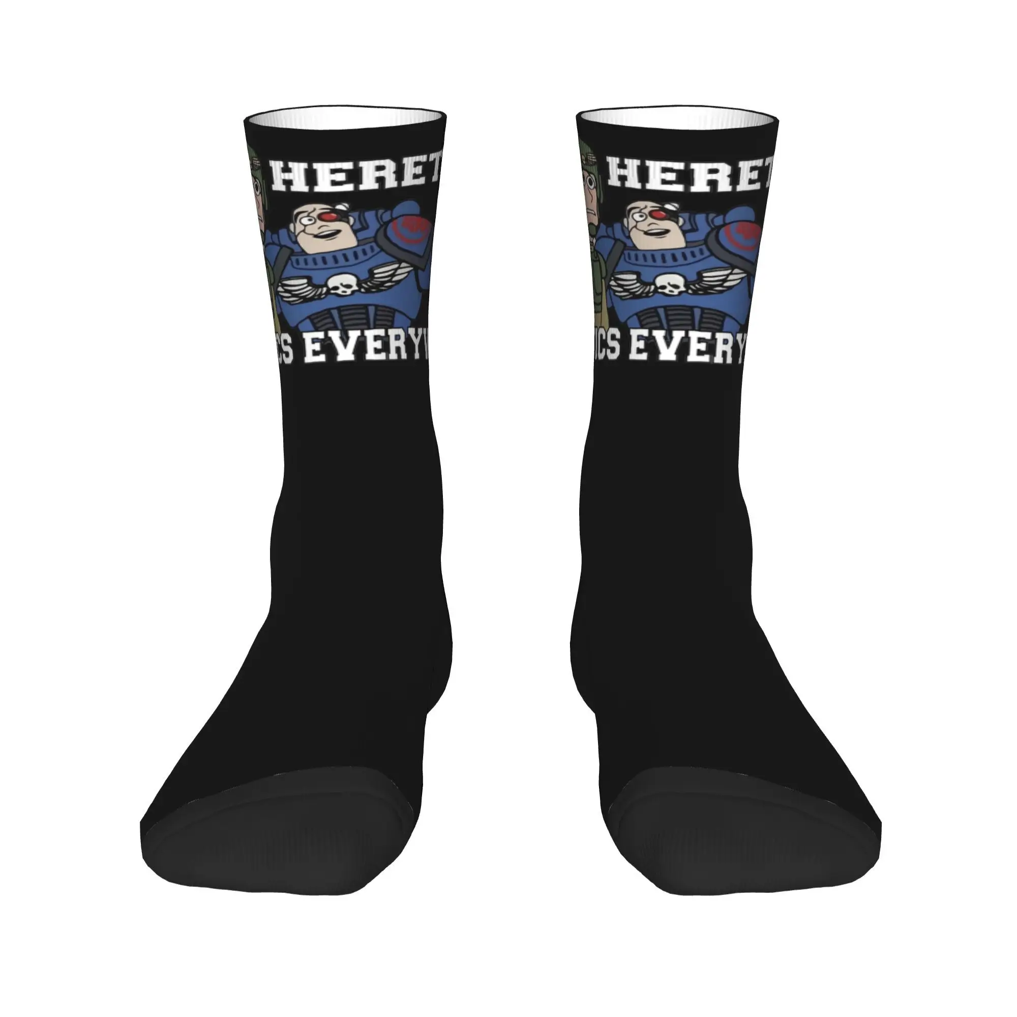 Men Women Heretics Everywhere!! Warhammer 40k  Accessories Socks  Non-slip Socks Cute For Daily Wear