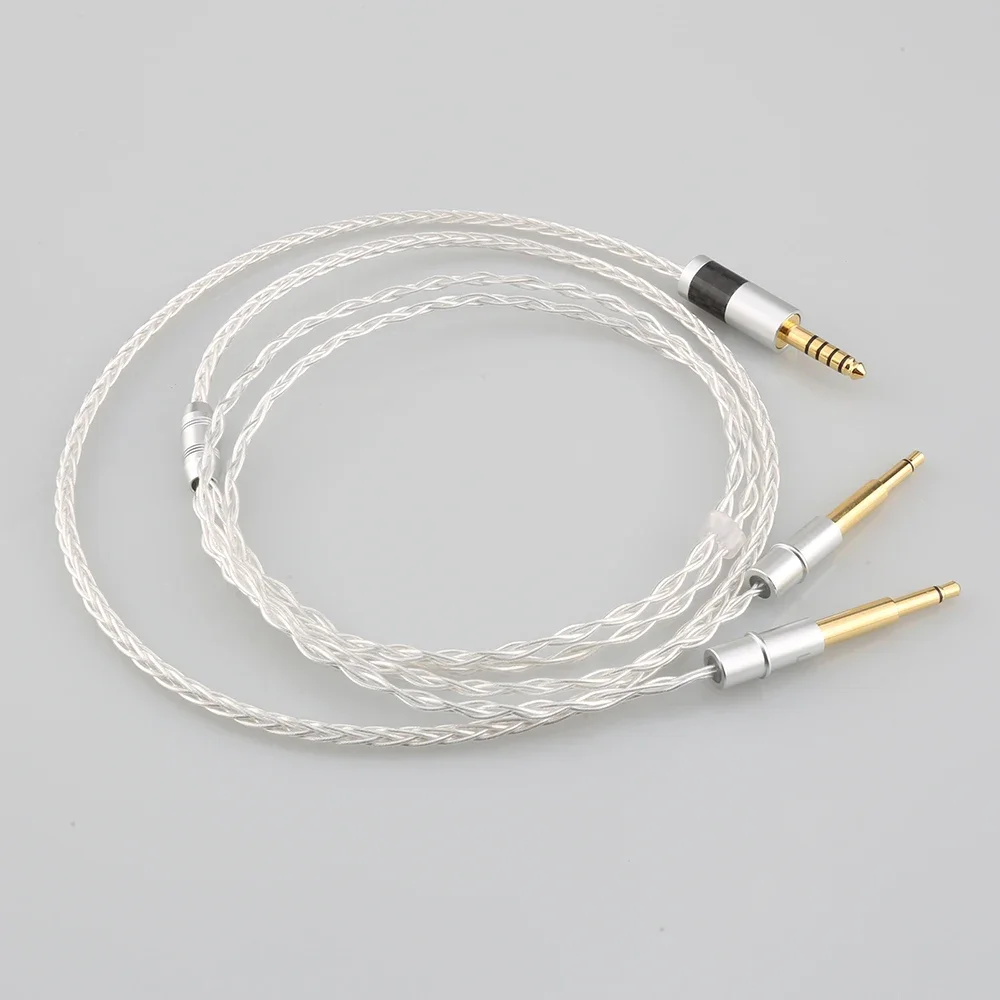 OCC Silver Plated HiFi Cable with 4.4MM Balanced Male for MEZE99 Classics 99neo NEO NOIR Headphone for Sony WM1A, NW-WM1Z, PHA-2