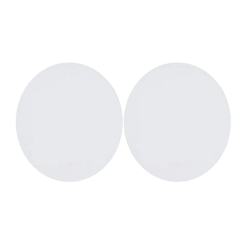 2 قطعة لوحة زيتية بيضاوية من القماش لوحات قطنية ذات سطح أملس صفائح قماش صغيرة لفن الرسم لوحة قماشية صغيرة