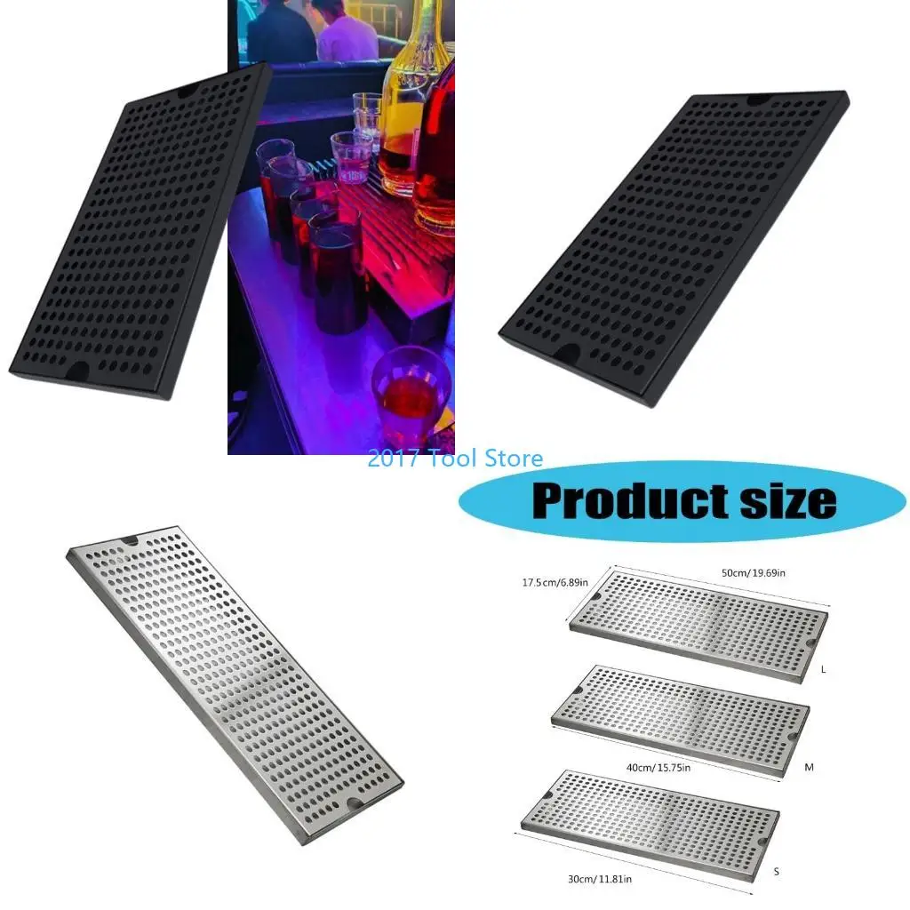 

K92A Beer Drip Trays Drainage Type Plate Beer Towers Drip Pan for Beer Beverage