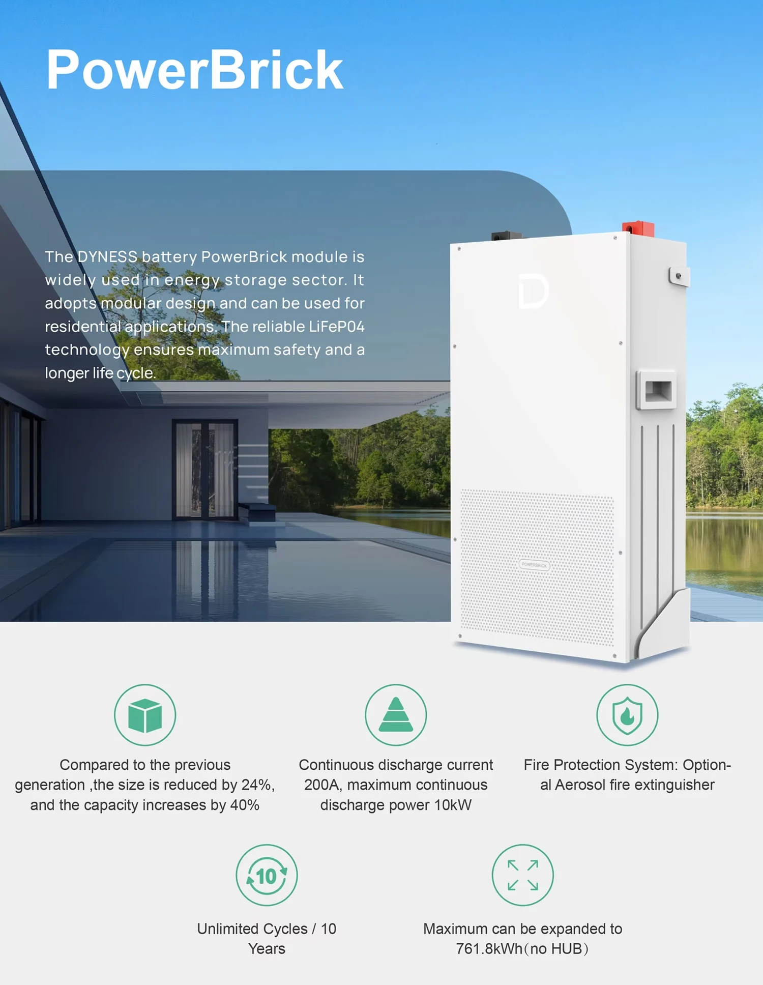 Baterai Lifepo4 TLF Dyness Power Brick Top Brand 48v 300ah, Baterai Lithium Ion 280Ah 14kWh, Harga Pembangkit Listrik Rumah Tangga untuk Dijual