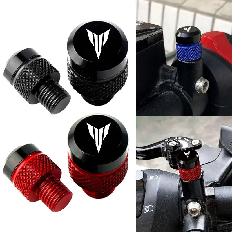 

For YAMAHA MT01 MT09 MT07 MT10 MT03 MT 09 07 03 10 MT-09 MT-07 MT-10 MT-03 Motorcycle aluminum mirror hole plug screw bolt