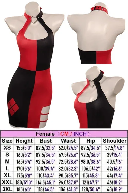 퀸젤 코스프레 여성용 섹시한 바디콘 미니 원피스 코스튬 영화 슈퍼 악당 롤플레이 판타지아 복장, 백리스 로파, 여성 할로윈