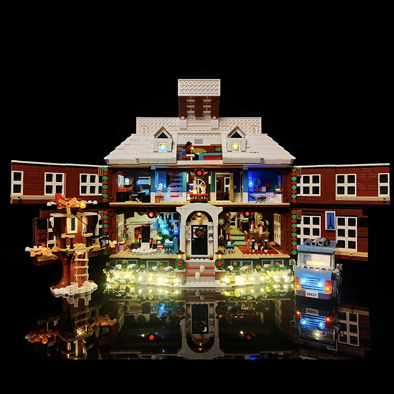 LEDライトキット ホームアローンハウスに最適 21330 アイデア 組み立てブロック 装飾ランプ (モデルブロックは含まれません)