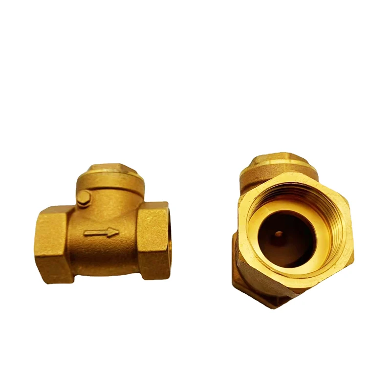 

G1/2" G3/4" G1" G1-1/4" G1-1/2" G2" BSP Brass Internal Thread Check Valve Water Meter Pipe Valve One-way Horizontal Check Valve