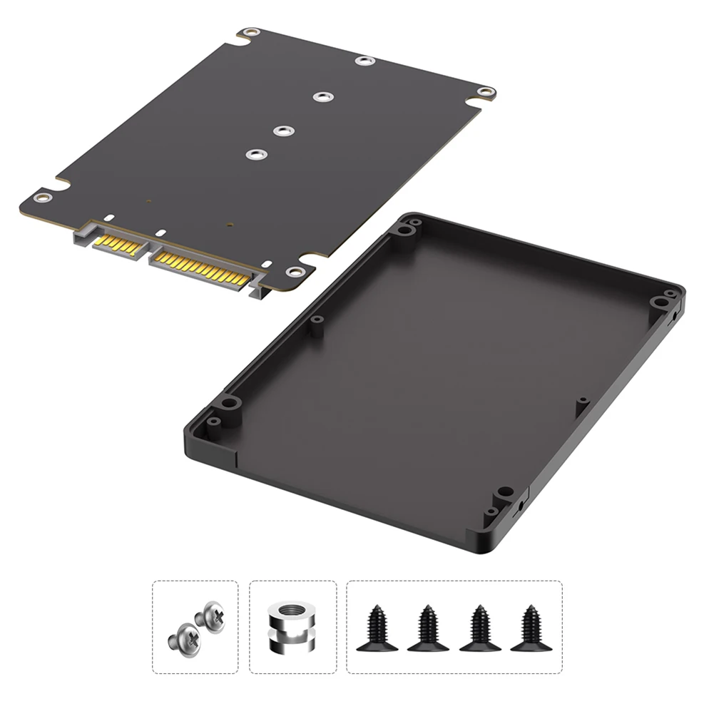 

M.2 NGFF B Key To 2.5inch SATA SSD Enclosure Hard Disk Case Enclosure M.2 NGFF SSD To 2.5 Inch SATA III Adapter for Laptop