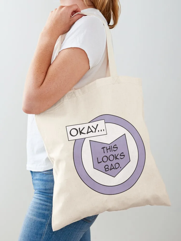 

Okay... This looks bad - Hawkeye Tote Bag Women's bag tote bag men's tote men Shopper