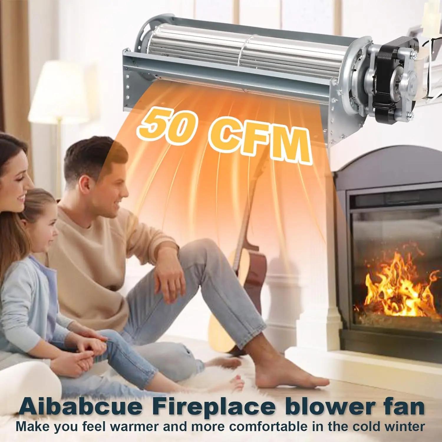 GFB100 Fireplace Blower Fan Kit for Pleasant Hearth VFF-PH20D, PH20DB, PH20D-C, PH32DR, PH26D
