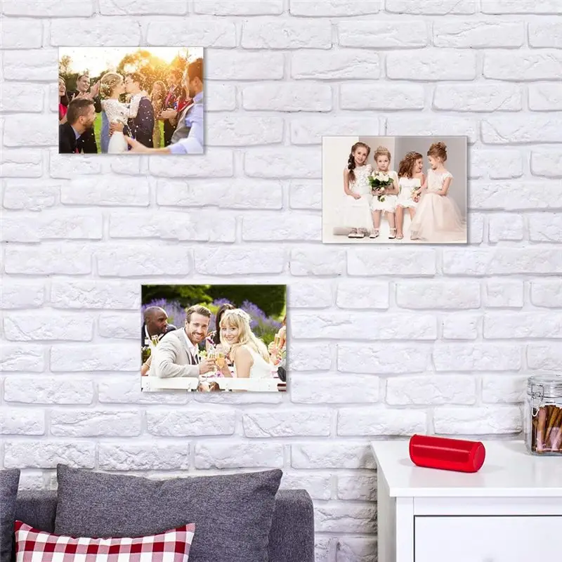 Superior-4 X 6 Inch Acrylic Sign Holder Wall Mount,Clear Wall Frame With Double Sided Adhesive Tape For Office, Home 10Pack