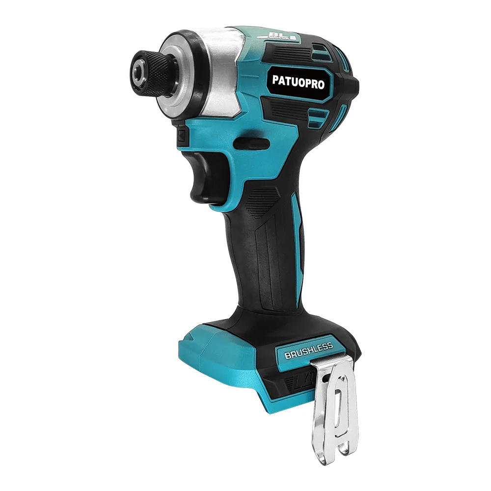 PATUOPRO 1/4 Inch Hex Electric Cordless Screwdriver 5-Speed Compact Handheld Impact Driver For Makita 18V Battery(No Battery)