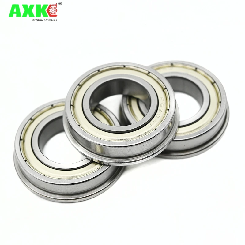 10pcs F682ZZ F683ZZ F684ZZ F685ZZ F686ZZ F687ZZ F688ZZ F689ZZ Flange Ball Bearing Thin Wall Metal Shielded Flanged Bearings