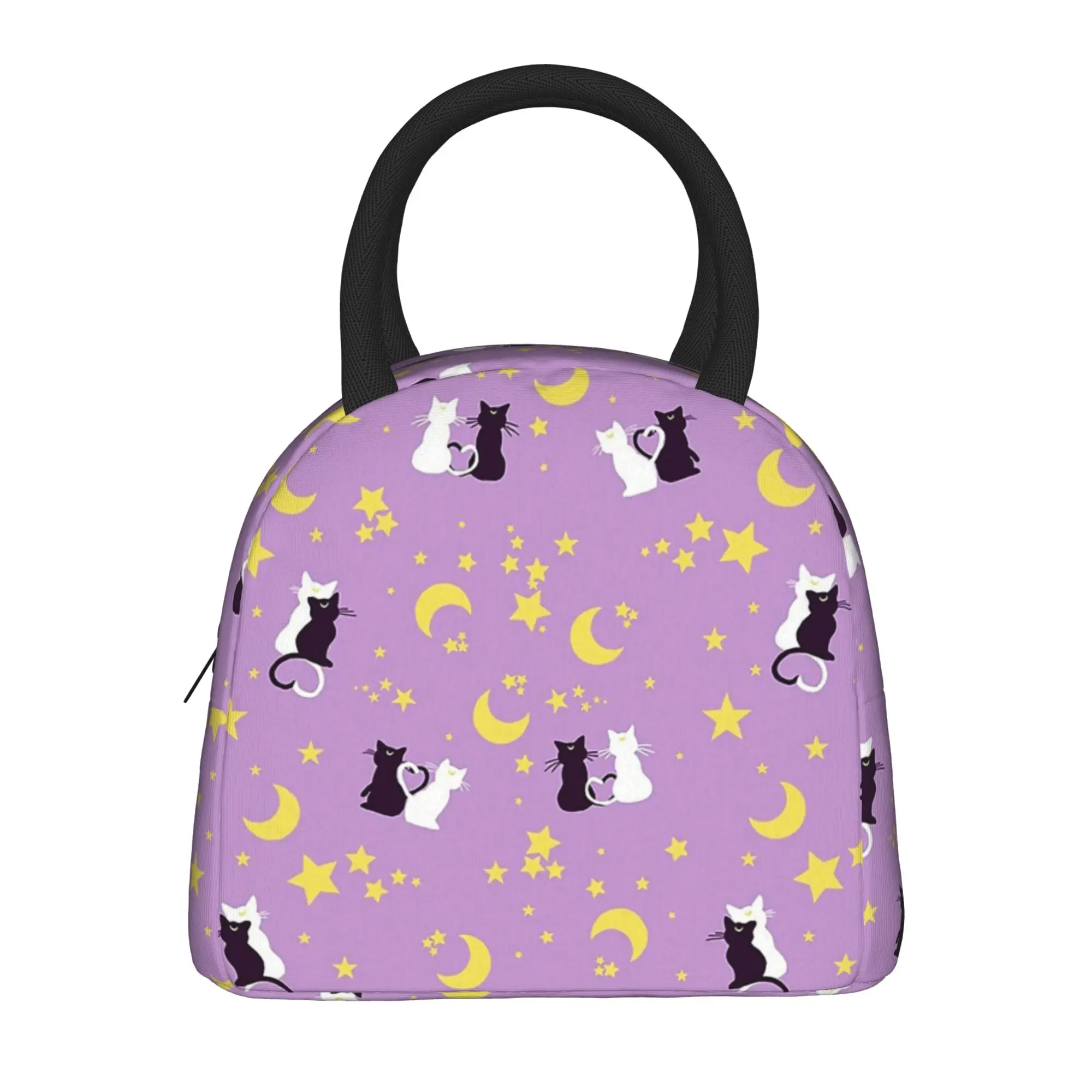 Sailors Moons  Insulated Lunch Bags Cooler Bag Lunch Container Japanese Anime Leakproof Tote Lunch Box for Men Women Beach